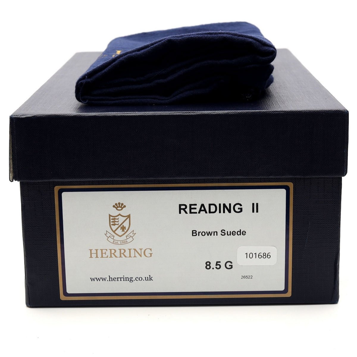 &#39;Reading ll&#39; Dark Brown Suede Oxford Semi Brogues UK 8.5 G