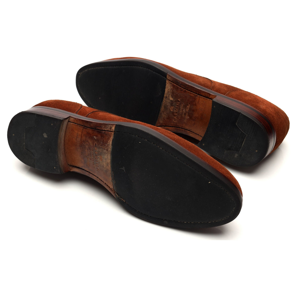 &#39;80414&#39; Brown Suede Split Toe Derby UK 8.5 EE