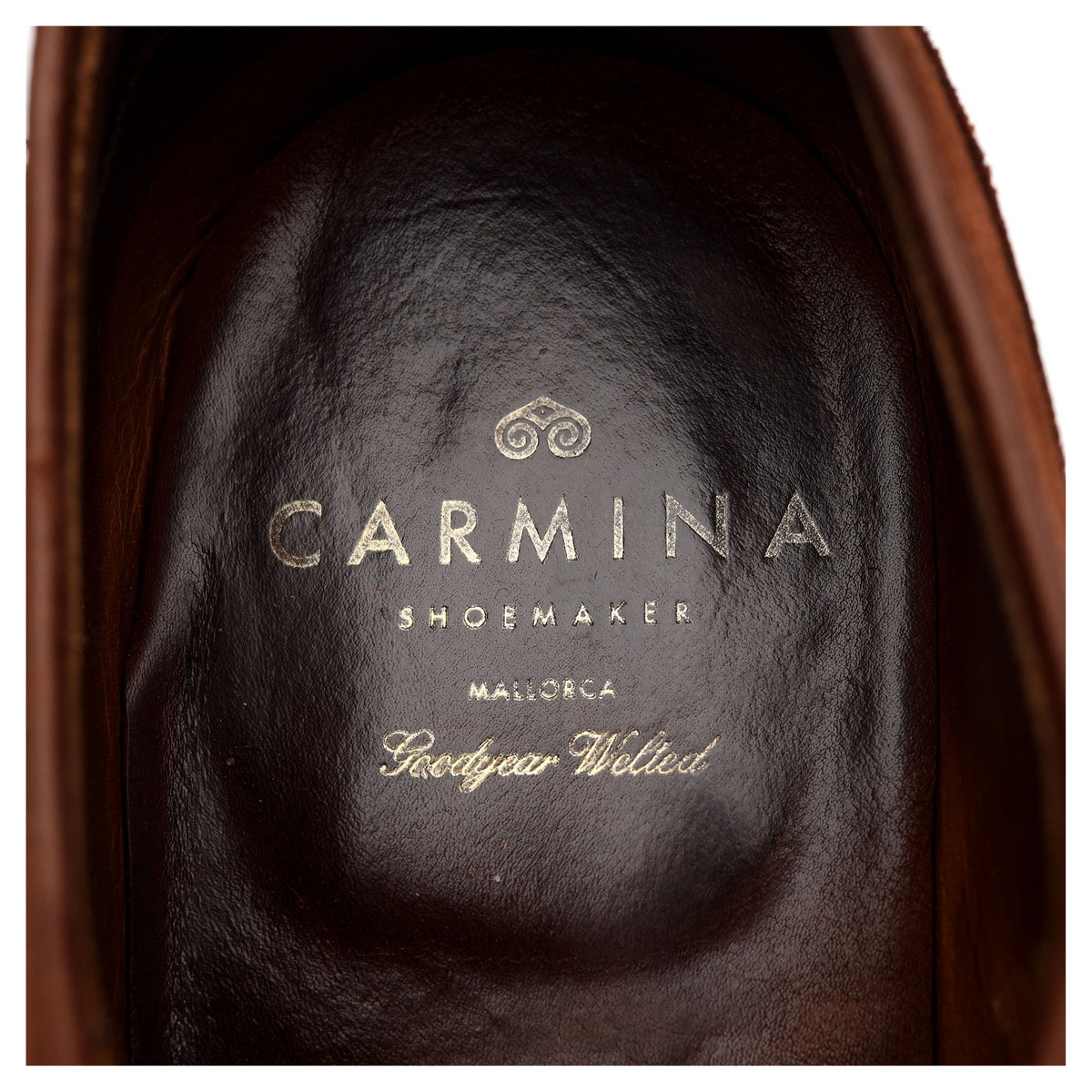 &#39;80414&#39; Brown Suede Split Toe Derby UK 8.5 EE