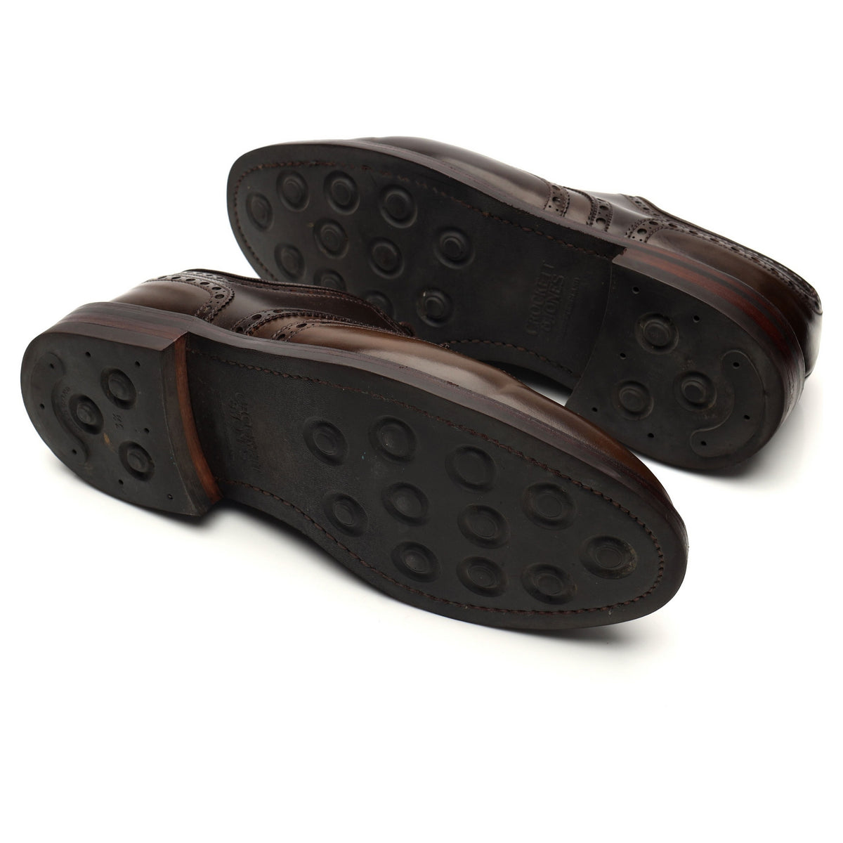 &#39;Cardigan 4&#39; Dark Brown Cordovan Leather Derby Brogue UK 8.5 E