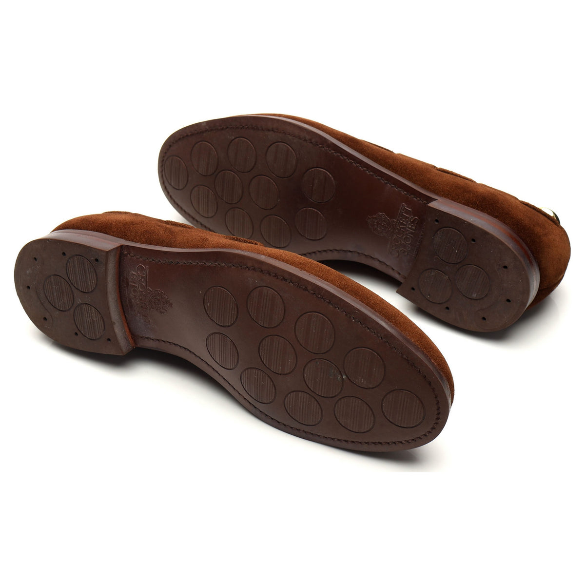 &#39;Cavendish 3&#39; Snuff Brown Suede Tassel Loafers UK 6.5 E