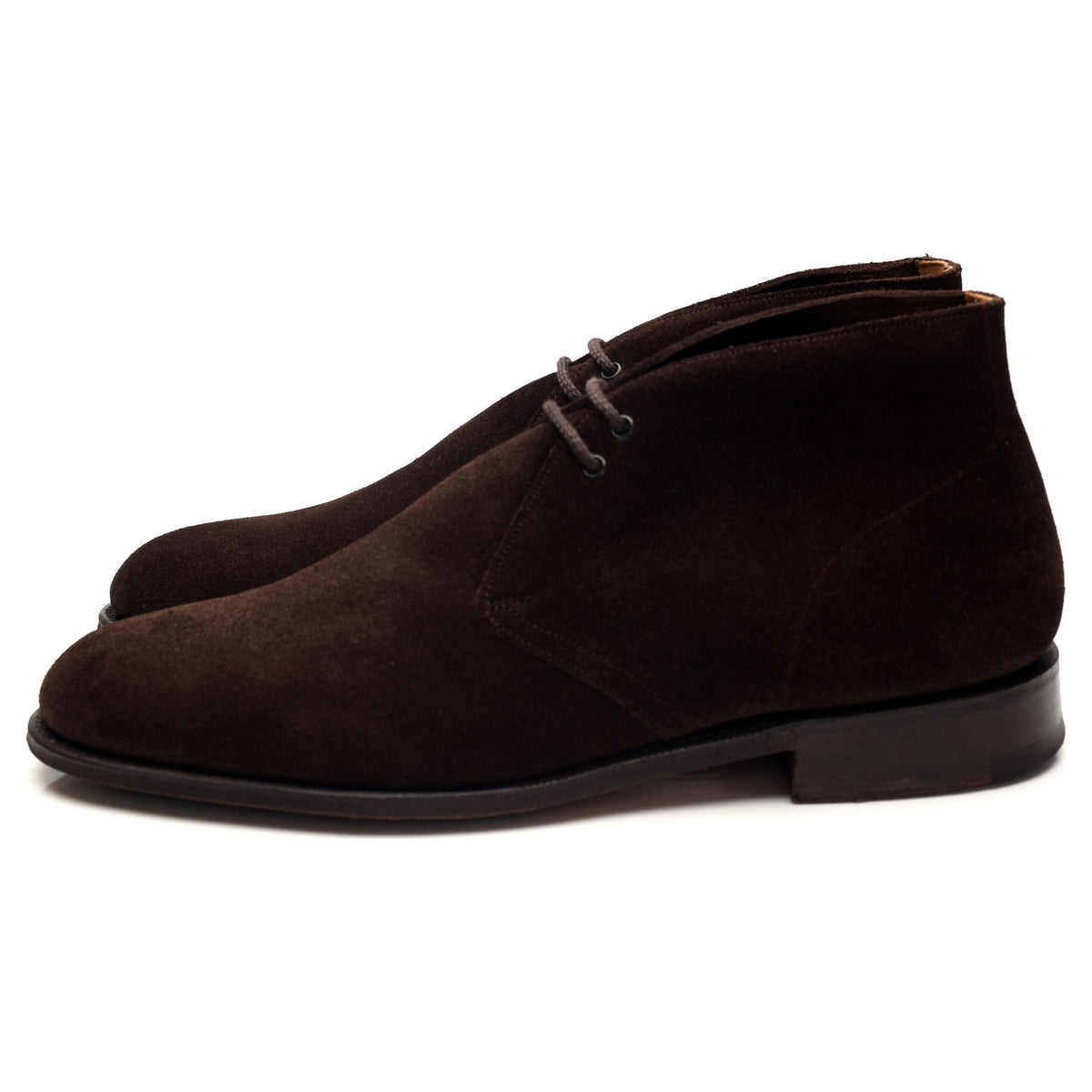&#39;Sahara&#39; Dark Brown Suede Chukka Boots UK 8.5 G