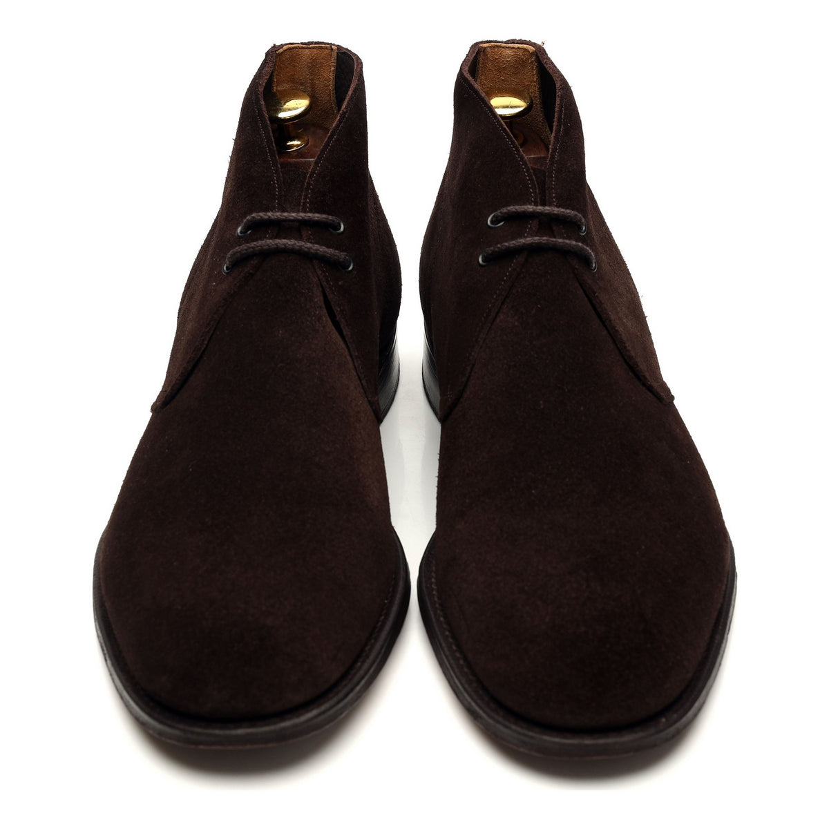 &#39;Sahara&#39; Dark Brown Suede Chukka Boots UK 8.5 G
