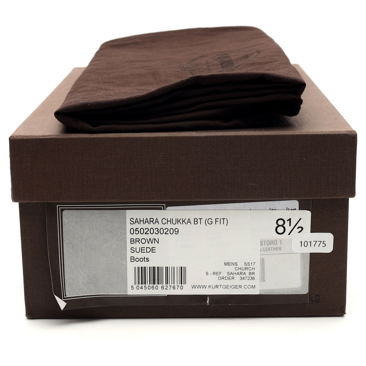 &#39;Sahara&#39; Dark Brown Suede Chukka Boots UK 8.5 G