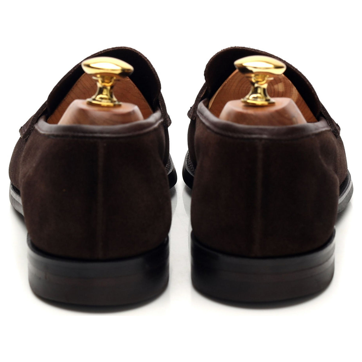 &#39;Harvard 2&#39; Dark Brown Suede Loafers UK 6.5 E