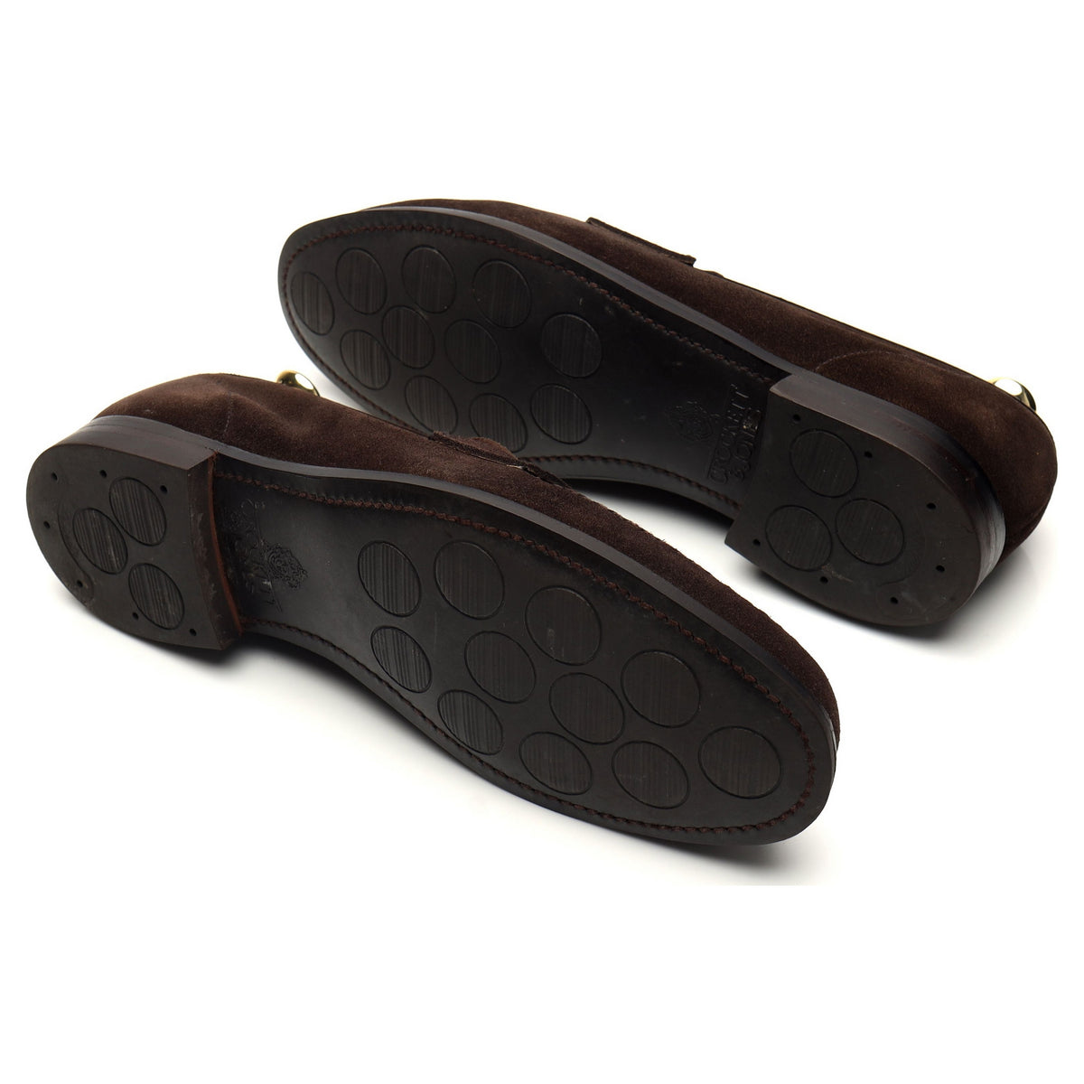 &#39;Harvard 2&#39; Dark Brown Suede Loafers UK 6.5 E