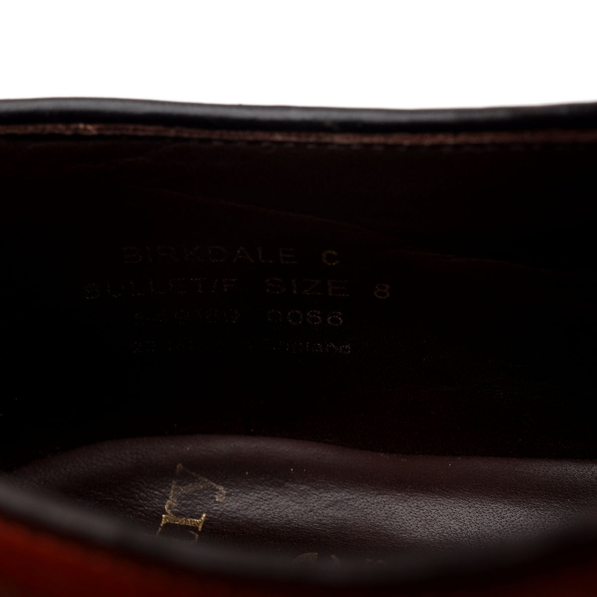 1880 &#39;Birkdale&#39; Brown Leather Derby Brogues UK 8 F