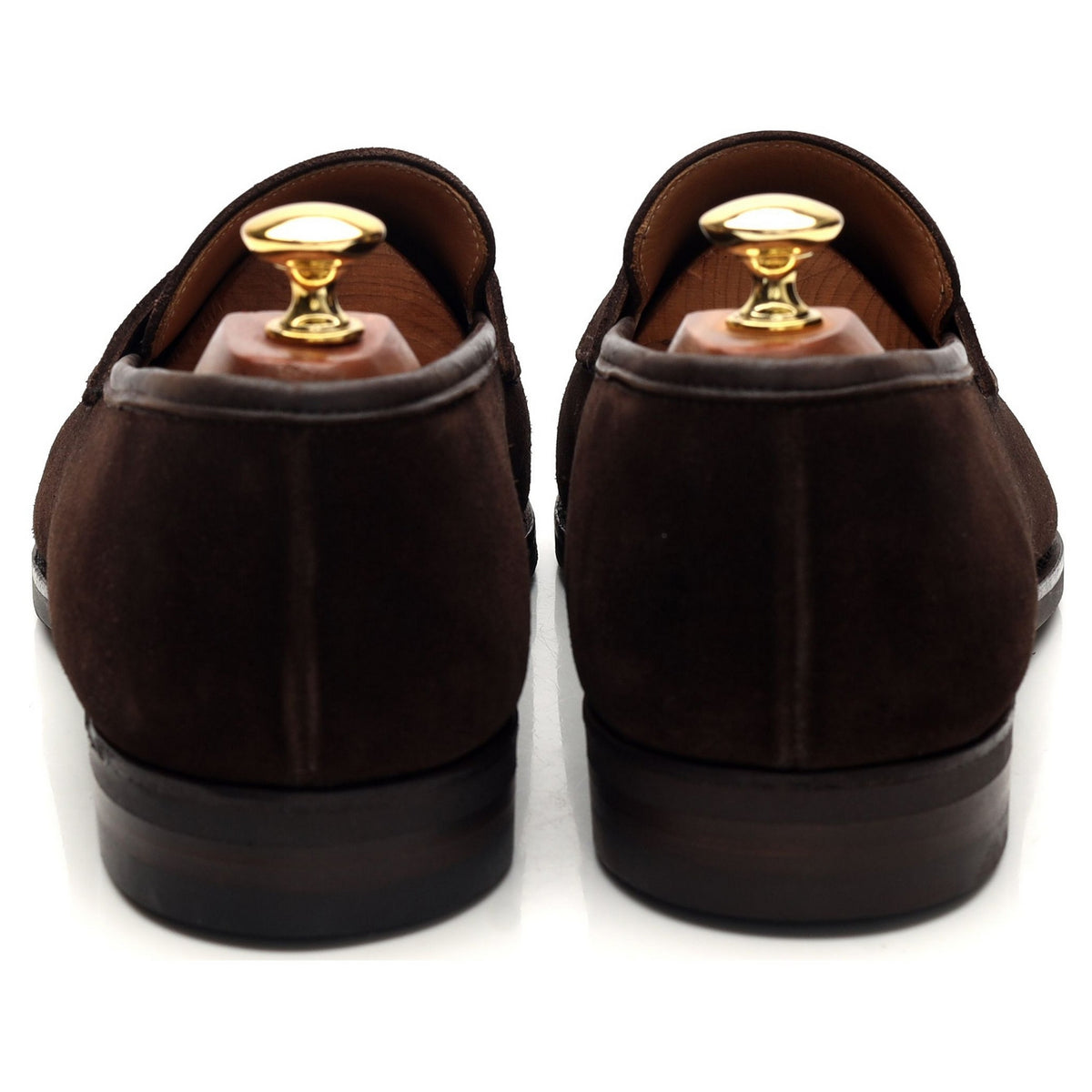 &#39;Sydney&#39; Dark Brown Leather Loafers UK 9.5 E