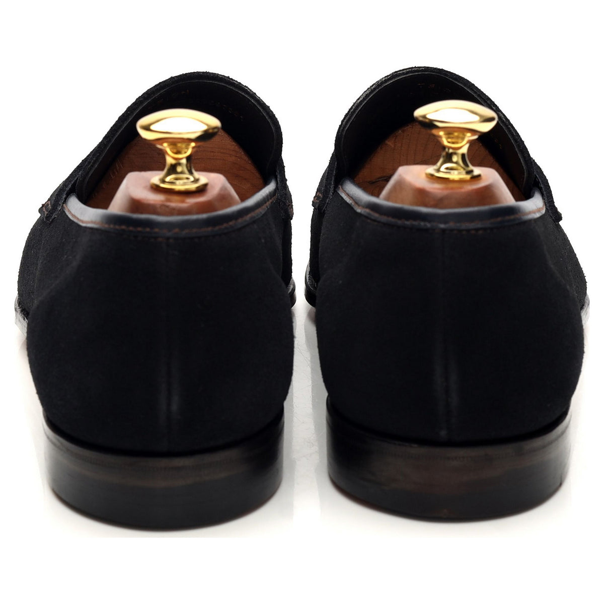&#39;Teign&#39; Navy Blue Suede Loafers UK 9.5 E