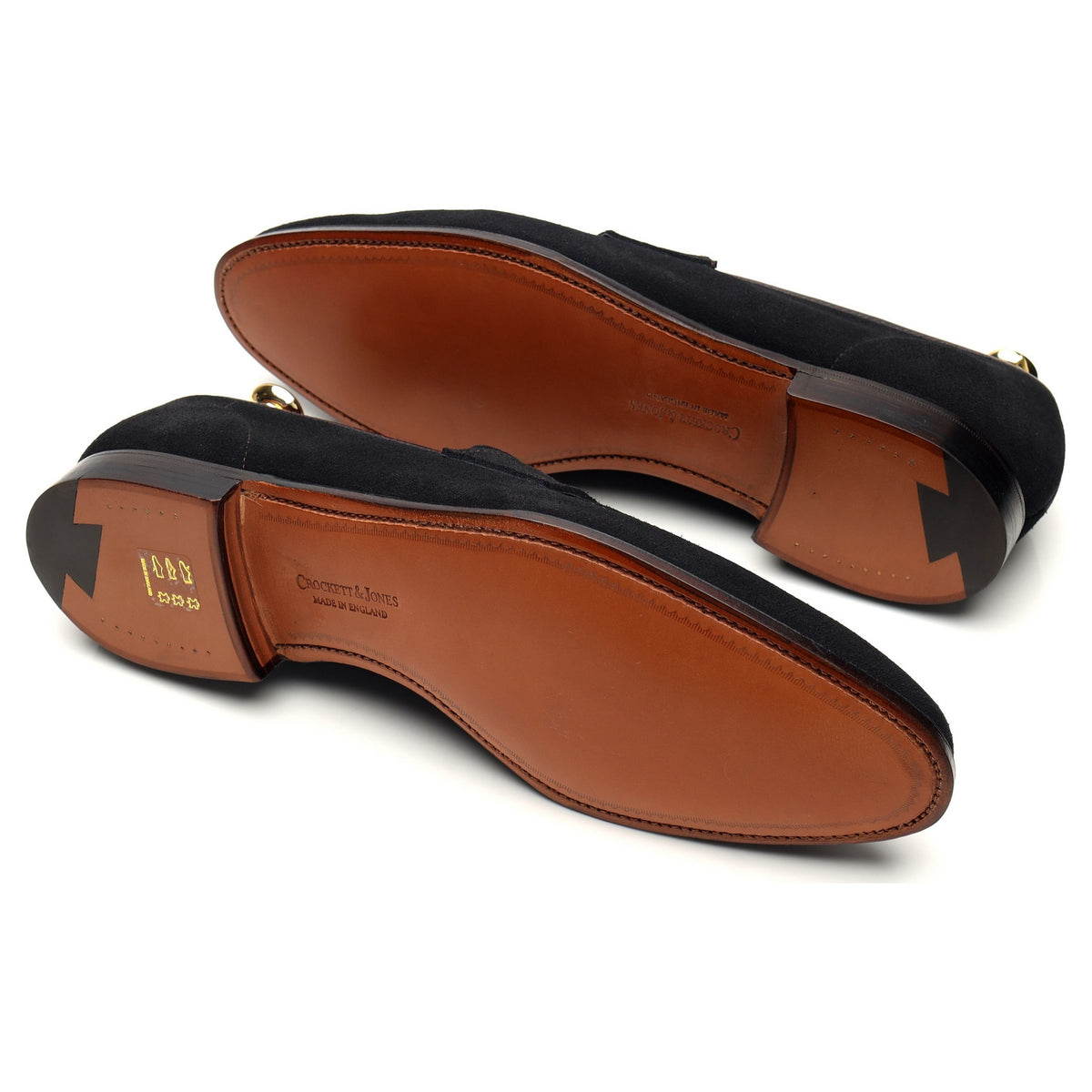 &#39;Teign&#39; Navy Blue Suede Loafers UK 9.5 E