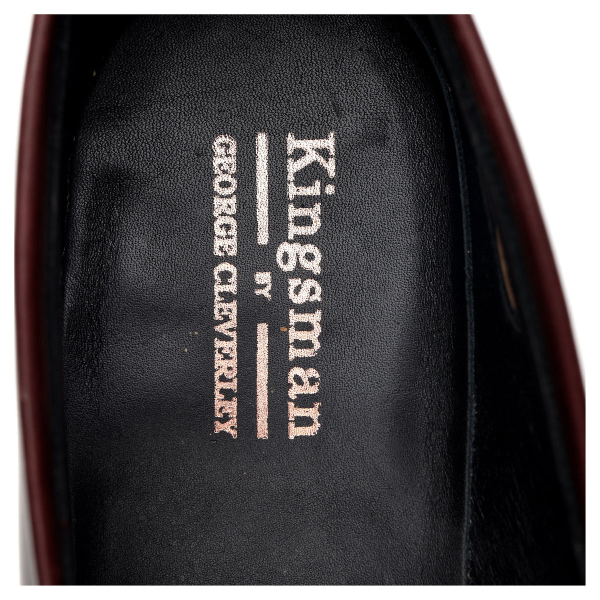 Kingsman Burgundy Apron Loafers UK 9 E