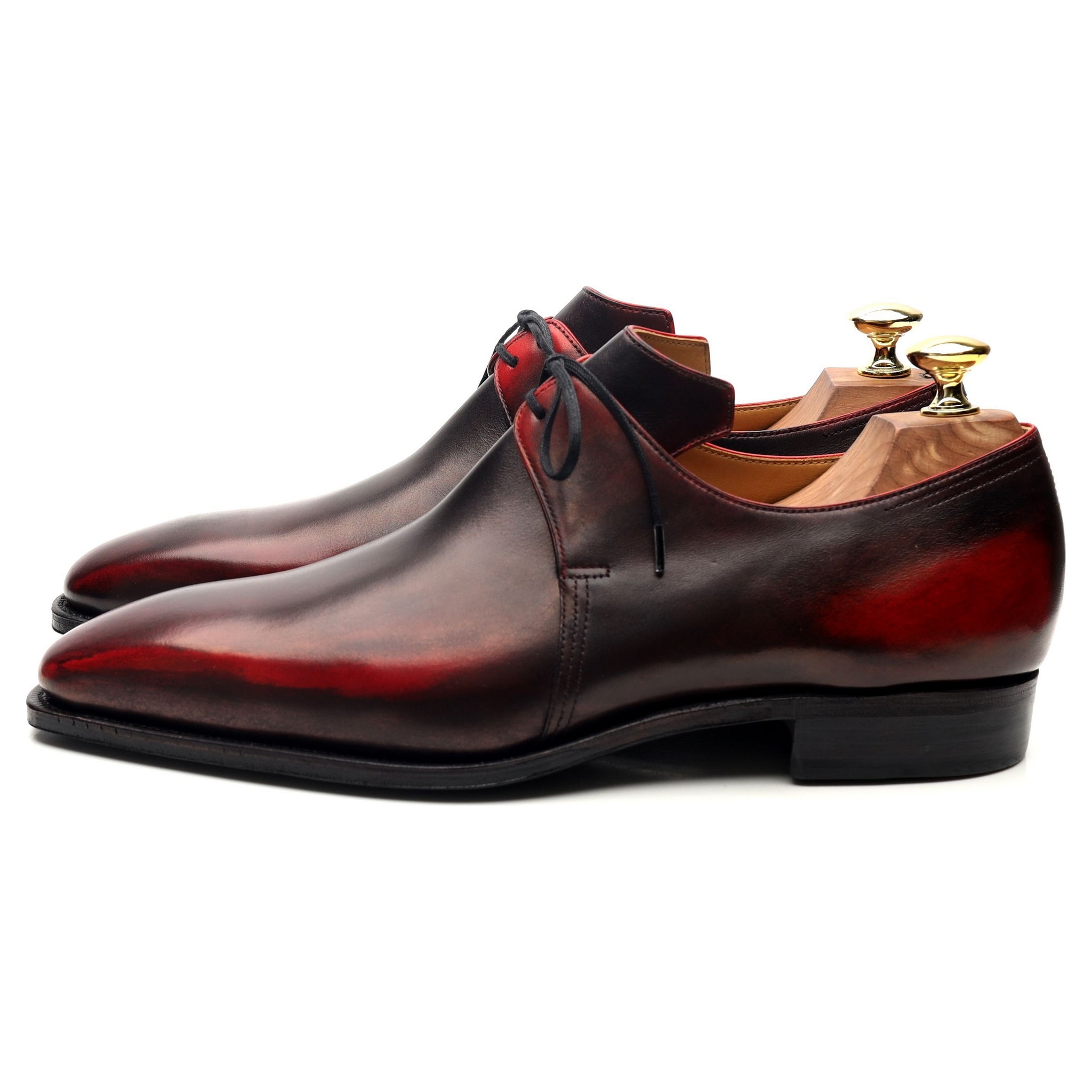 アルカ」ブラックレッドレザーダービー UK 7 - Abbot's Shoes
