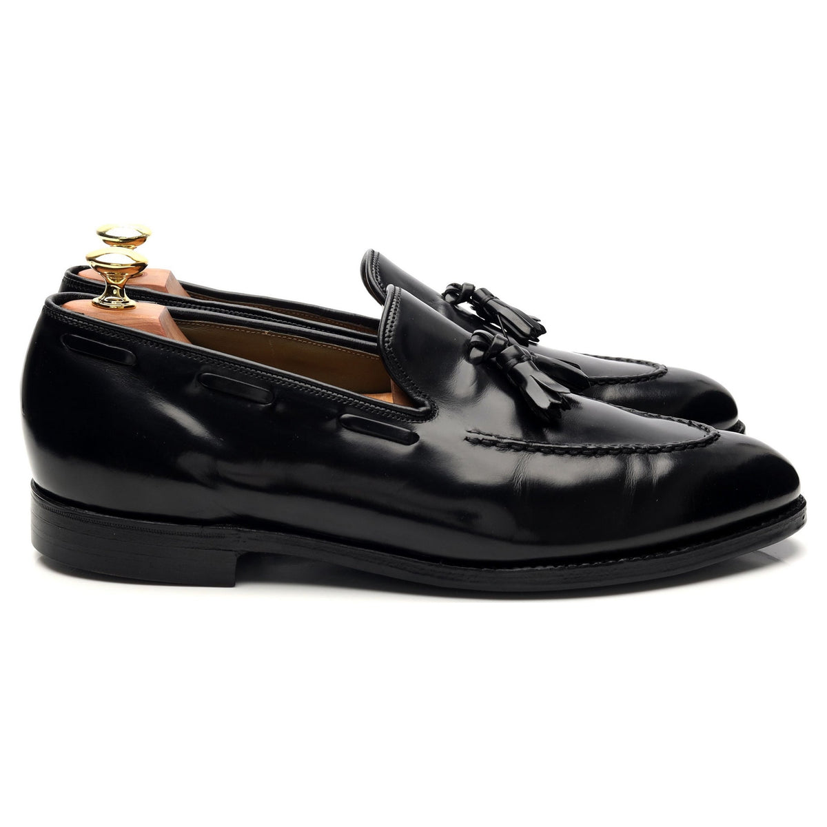 Black Tassel Loafer UK 8.5 F