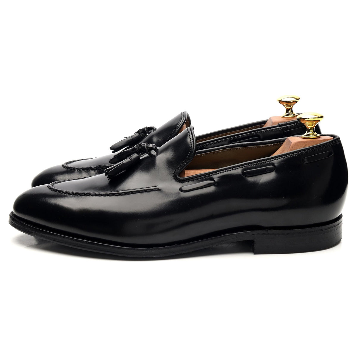 Black Tassel Loafer UK 8.5 F