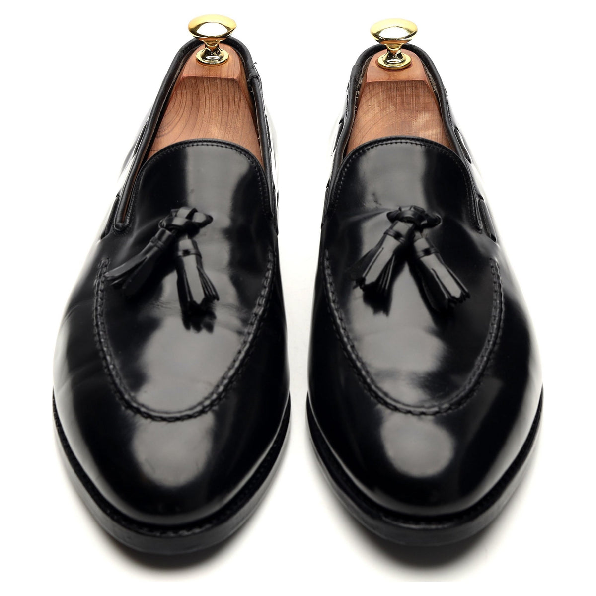 Black Tassel Loafer UK 8.5 F