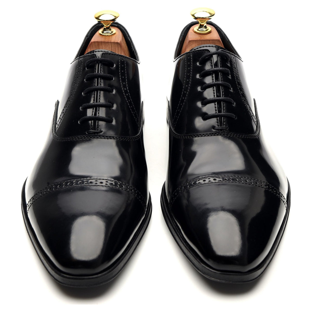 Black Patent Leather Oxford UK 9