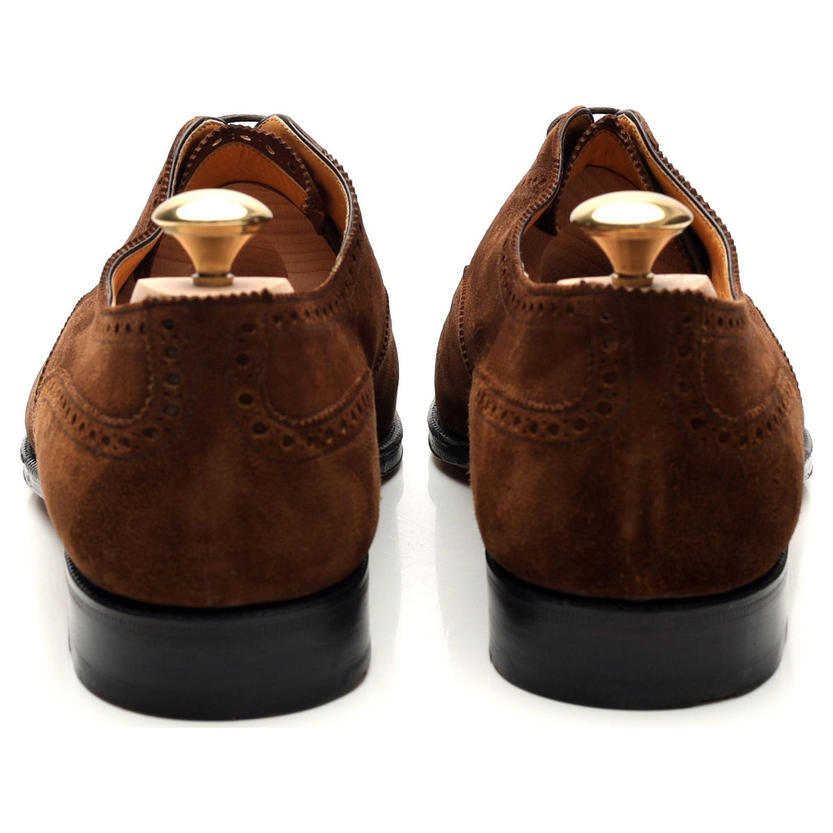 Esquire &#39;Cadogan&#39; Brown Suede Oxford Brogues UK 8.5 E