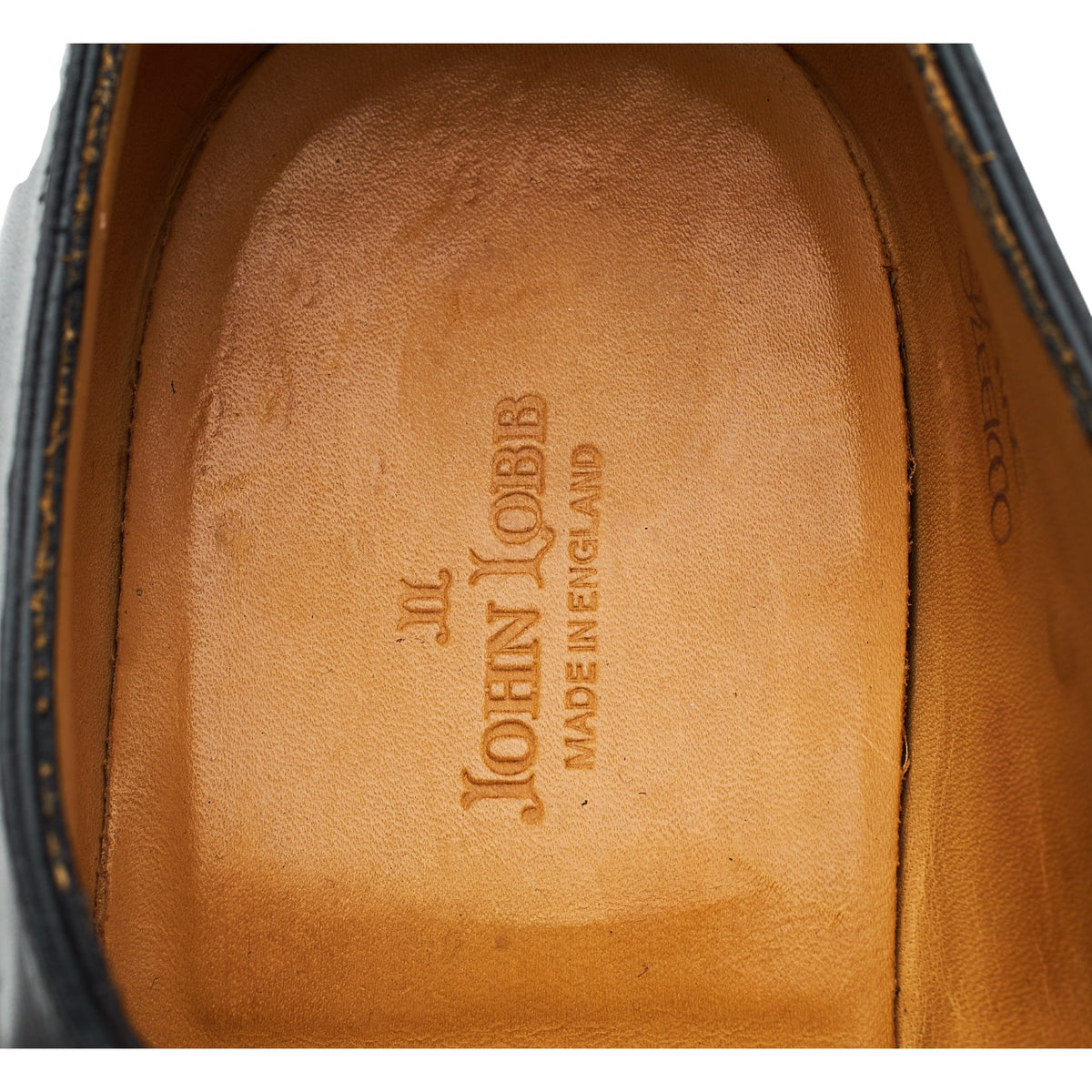 'Camborne' Black Leather Double Monk Strap UK 5.5 EE