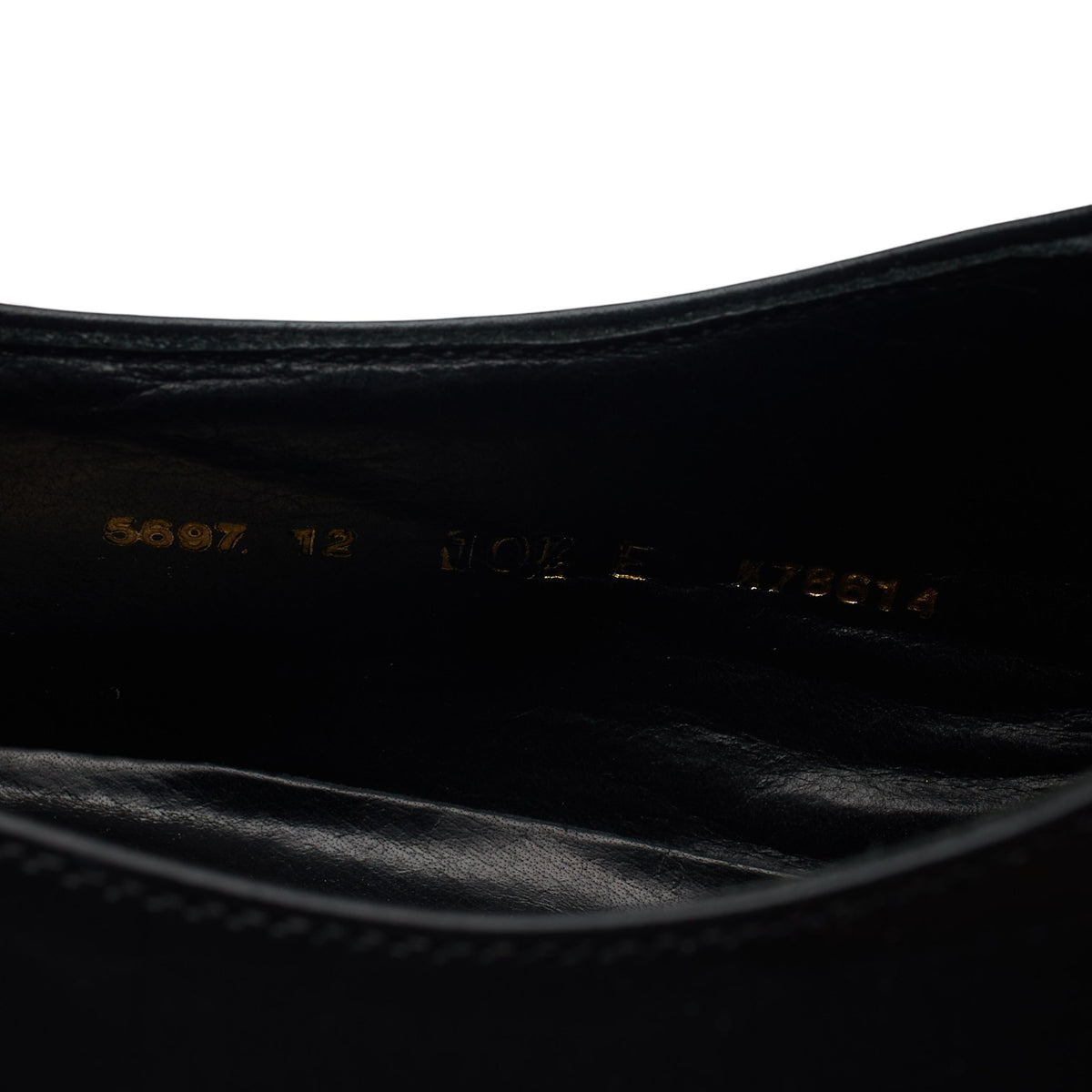 Black Leather Oxford UK 10.5 E