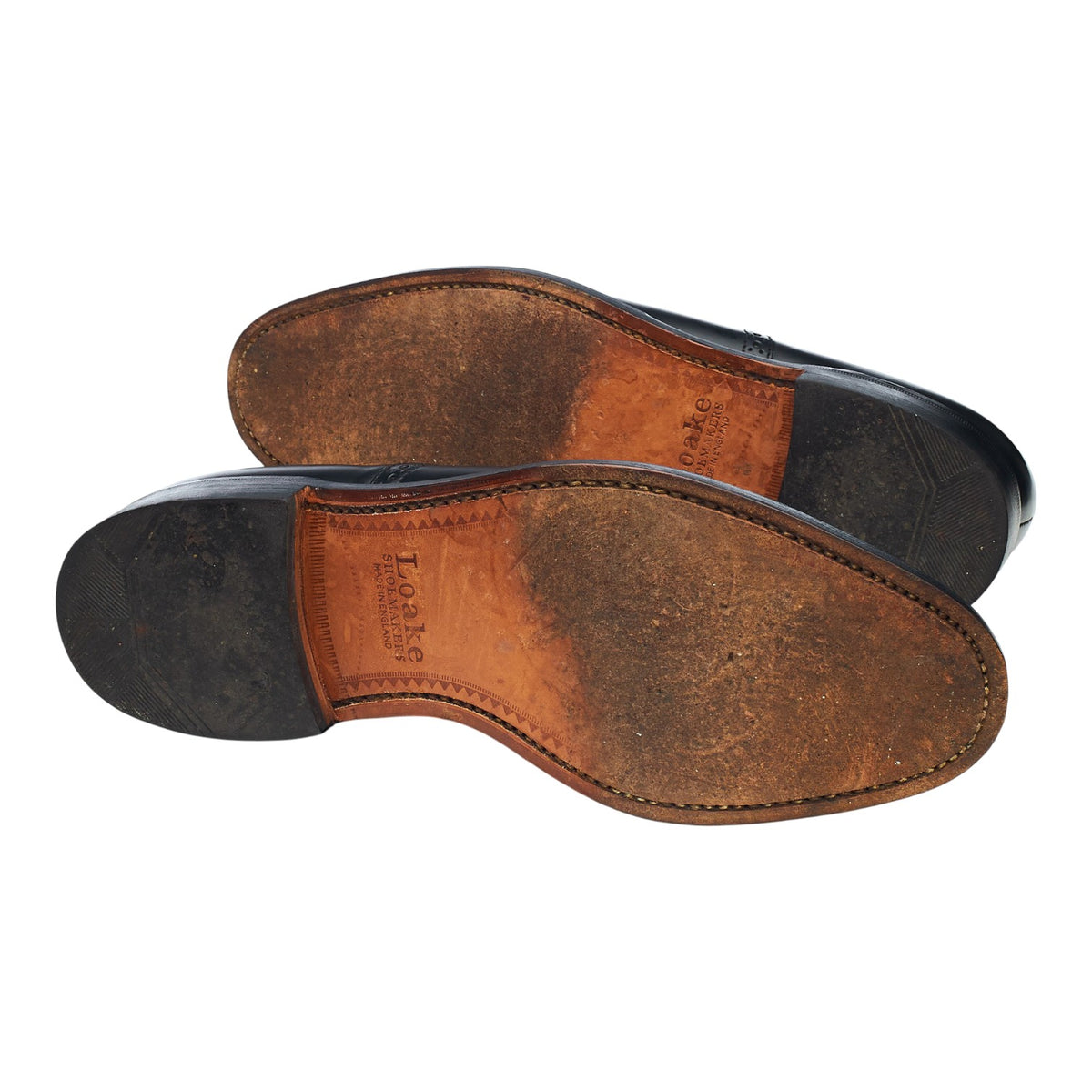 '201B' Black Leather Oxford Brogues UK 7