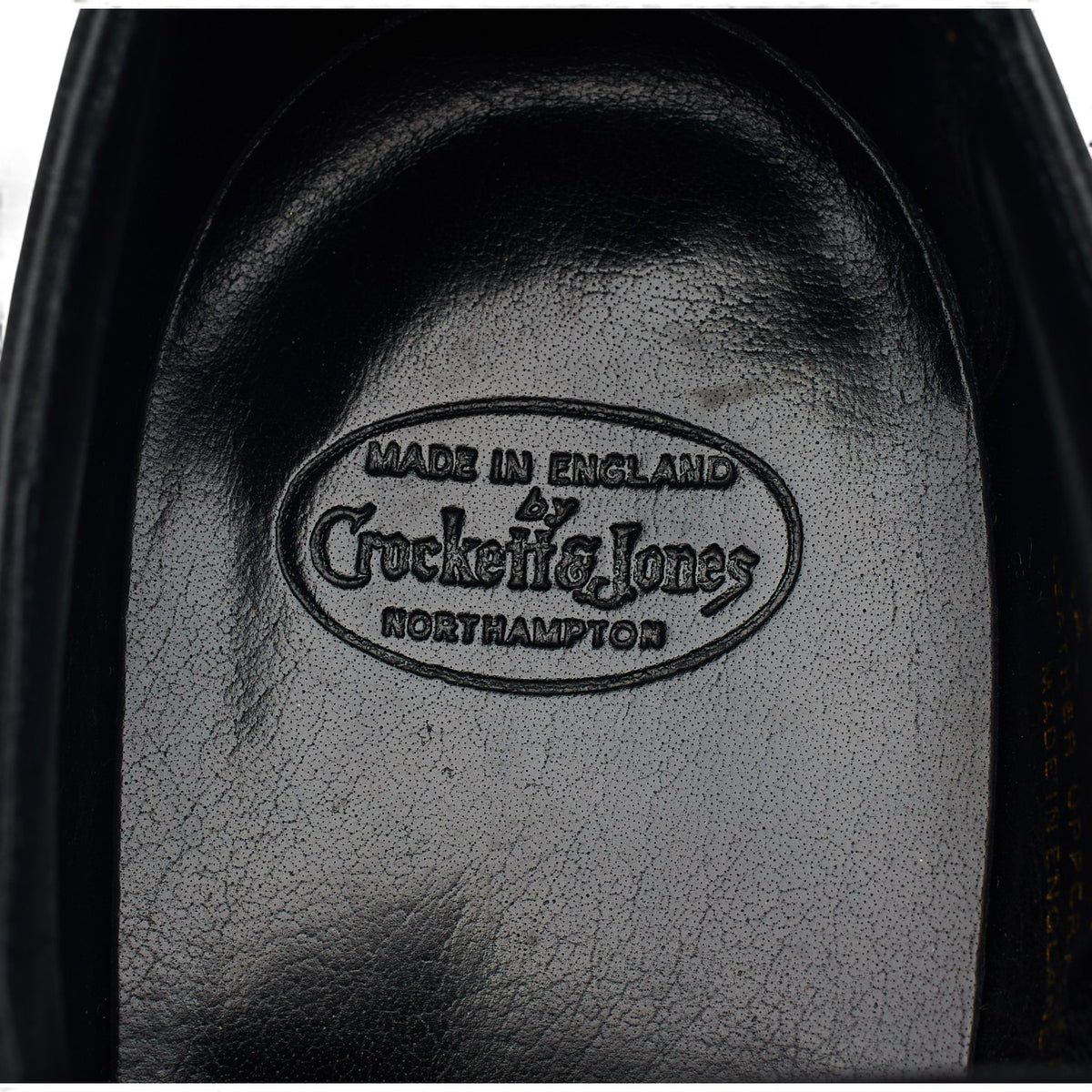 'Brunswick' Black Leather Derby Brogues UK 8.5 E