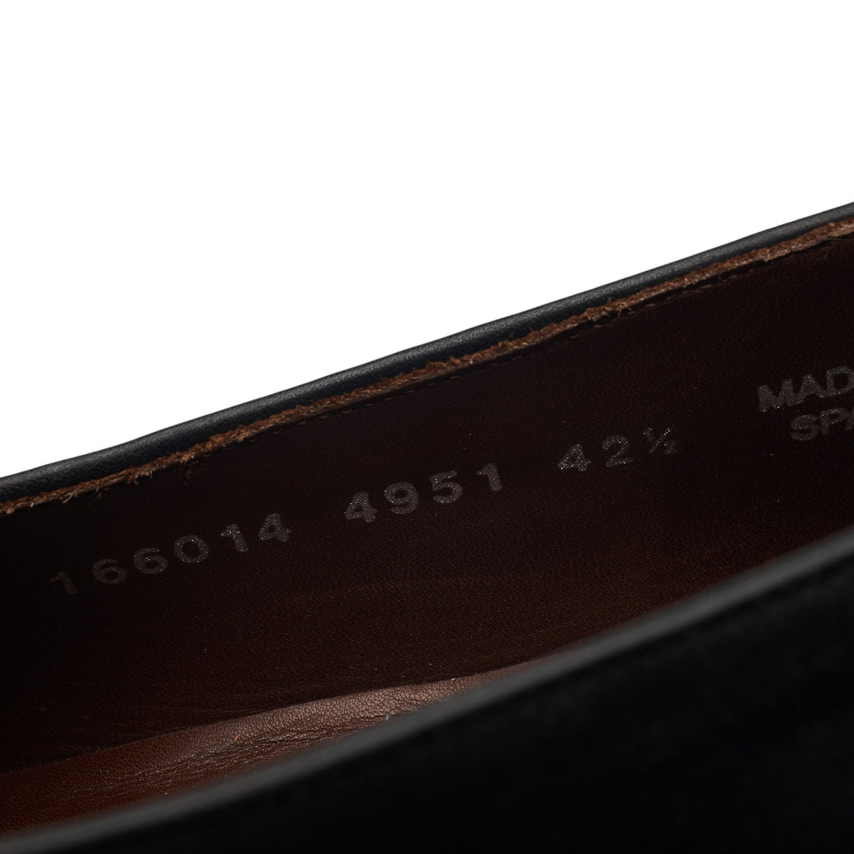 '4951' Black Suede Belgian Loafers UK 8.5 EU 42.5