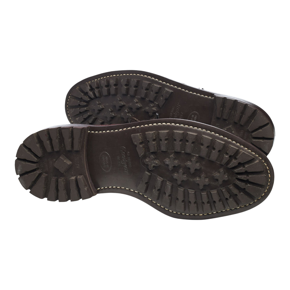 'Ilkley' Brown Grain Leather Derby Brogues UK 10