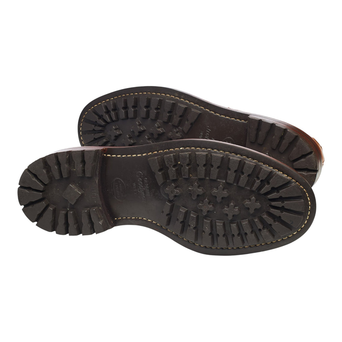 'Keswick' Acorn Antique Tan Brown Leather Derby Brogues UK 8.5