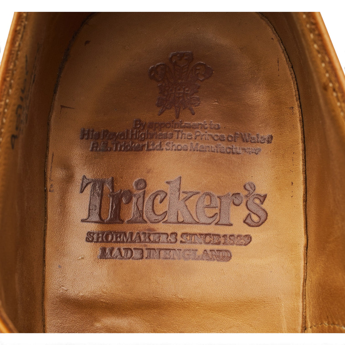 'Keswick' Acorn Antique Tan Brown Leather Derby Brogues UK 8.5