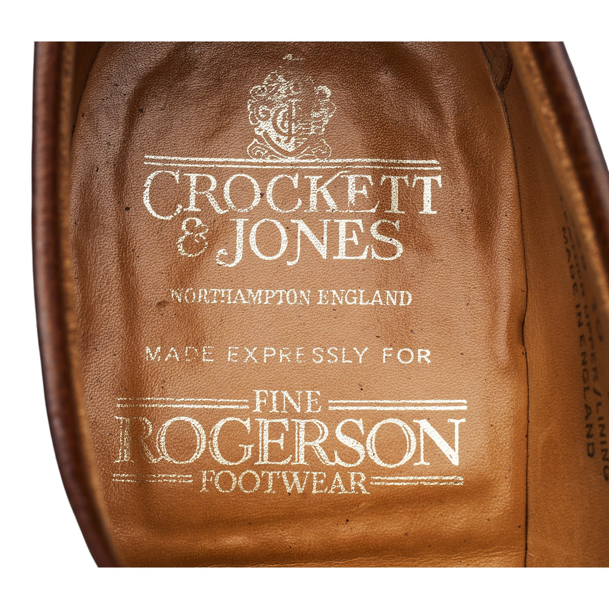 'Harris' Dark Brown Grain Leather Derby Brogues UK 10 F