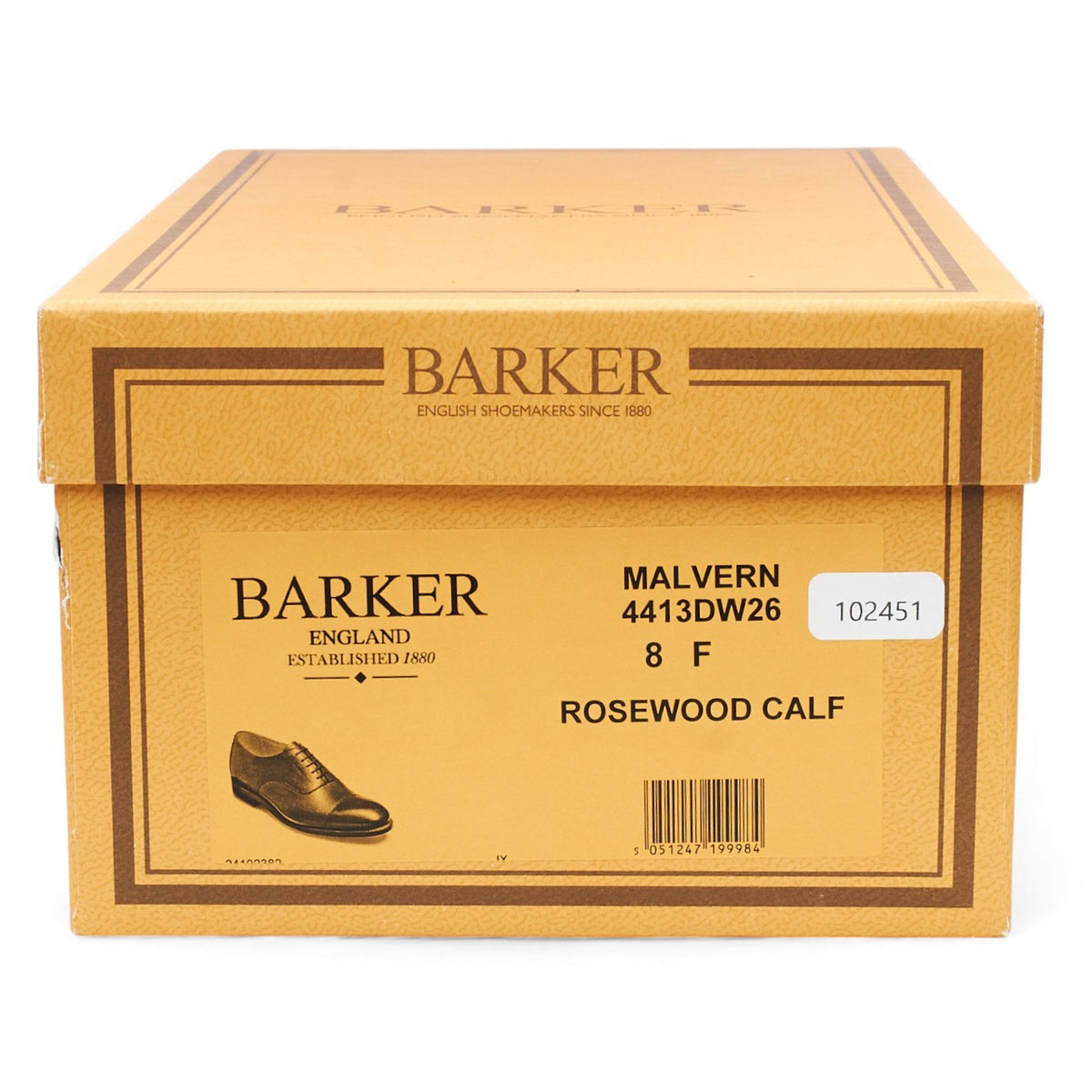 'Malvern' Tan Brown Oxford UK 8 F