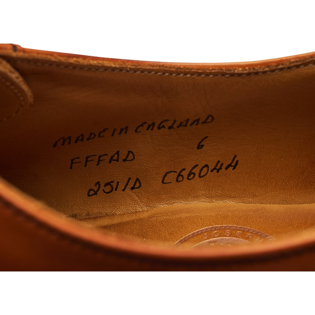 Women's Tan Brown Leather Derby UK 6 D