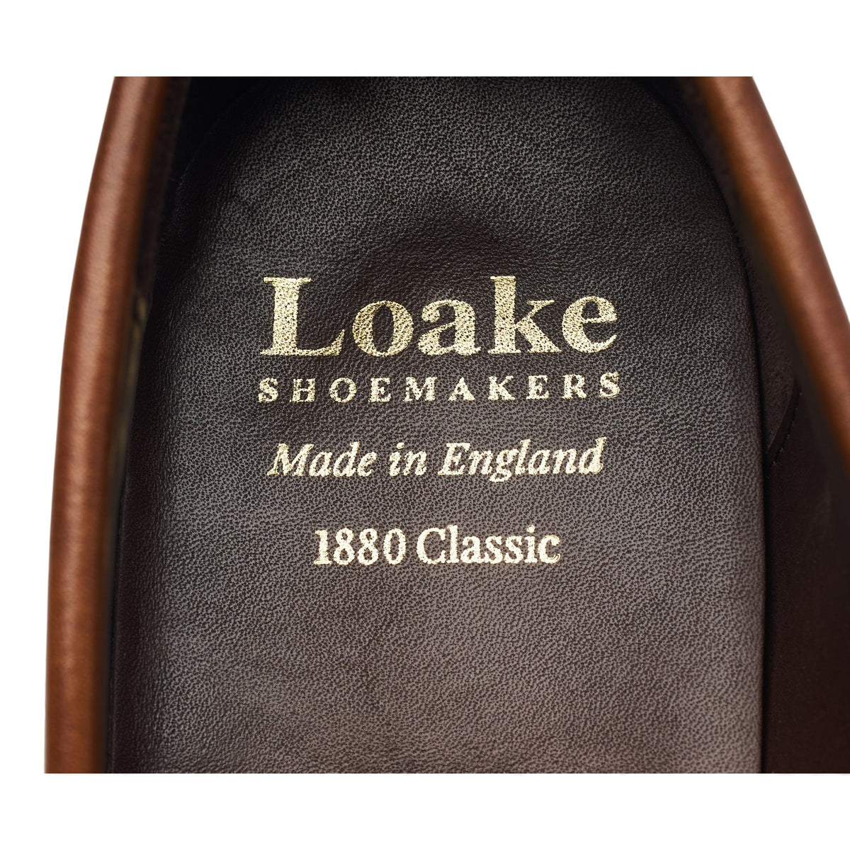 1880 'Hornbeam' Tan Brown Leather Loafers UK 7.5 F