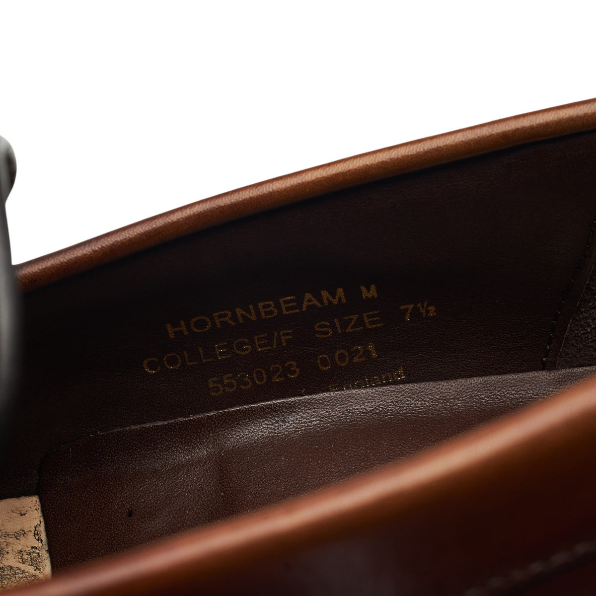 1880 'Hornbeam' Tan Brown Leather Loafers UK 7.5 F