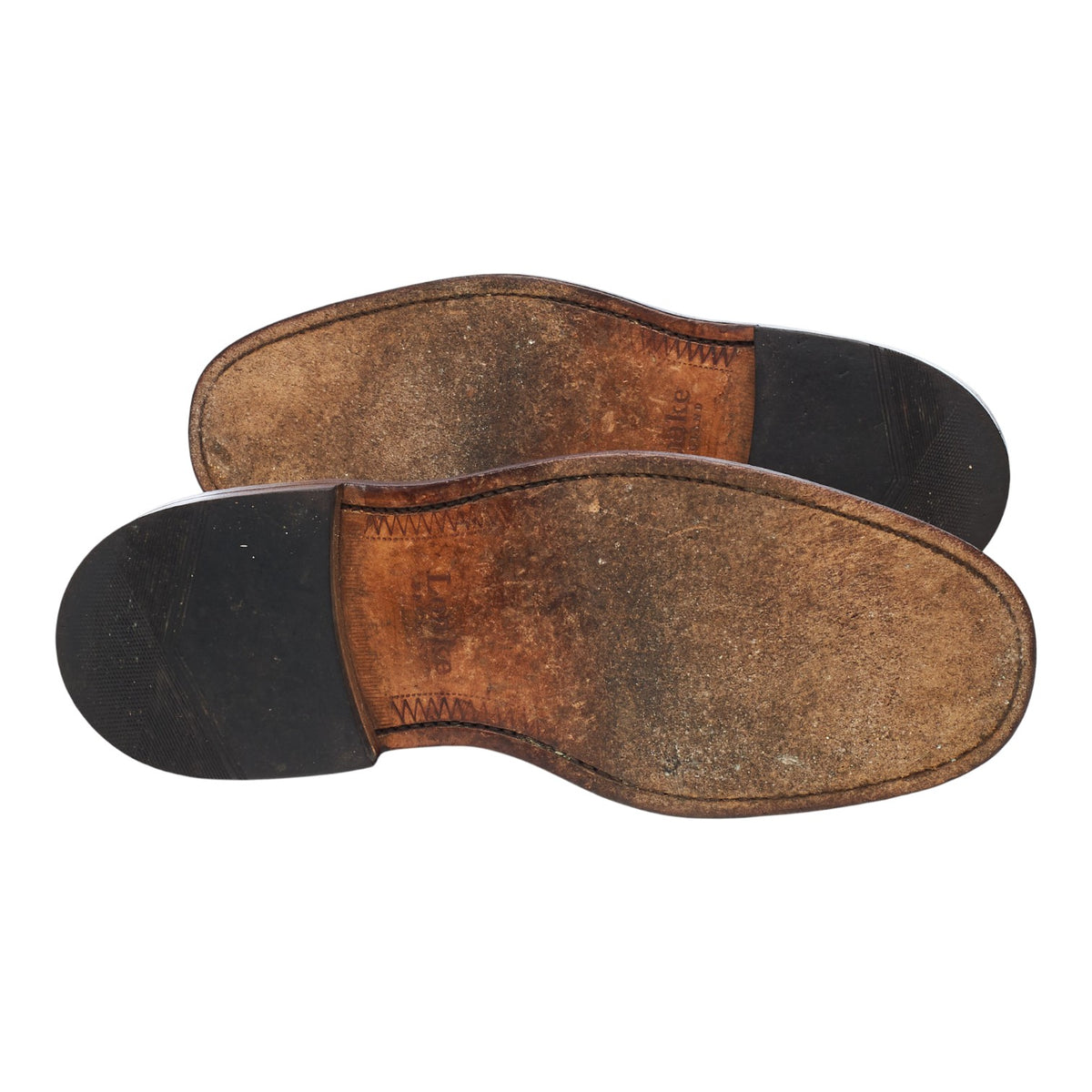 1880 'Chester 2' Tan Brown Leather Derby Brogues UK 7 F