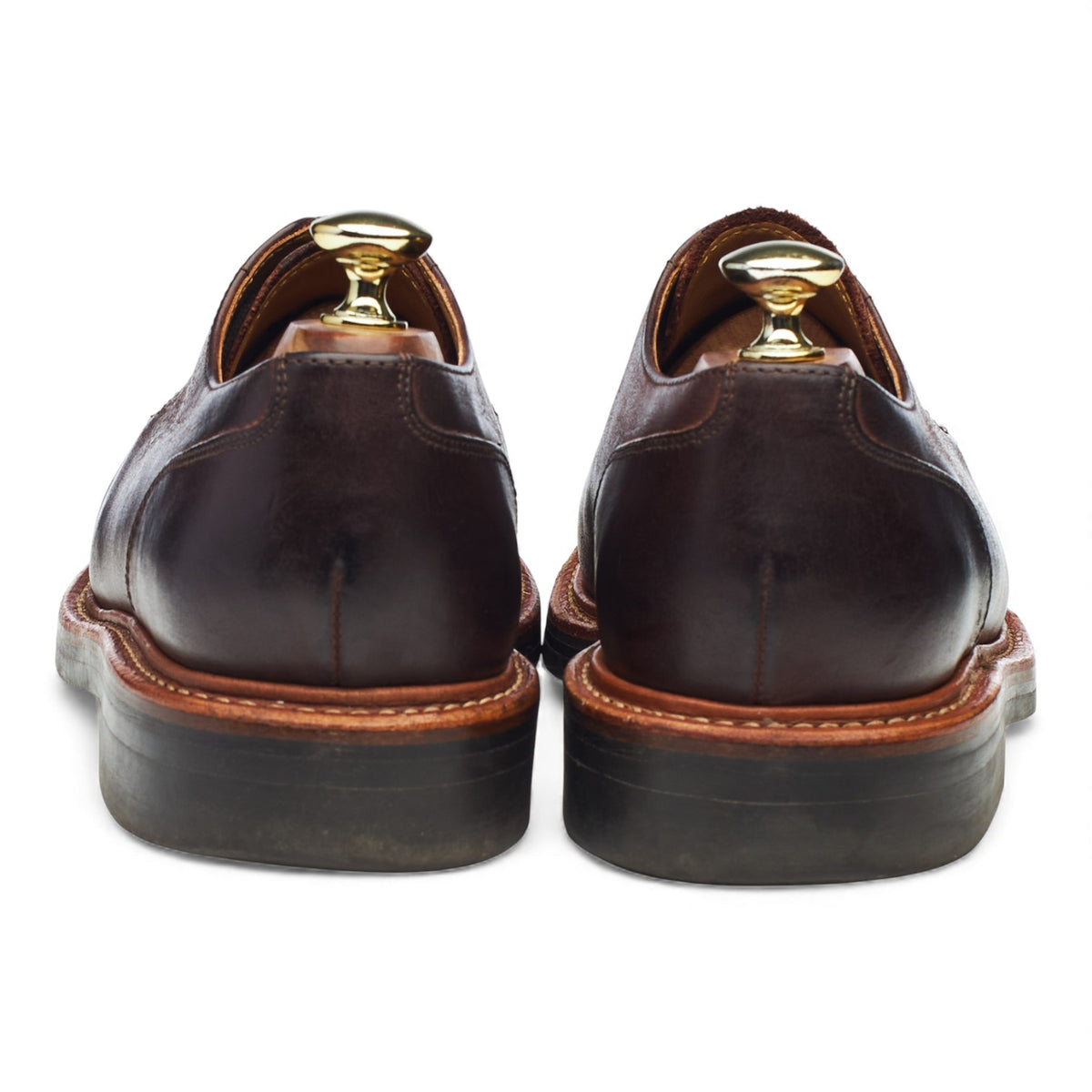 'Mac' Dark Brown Leather Split Toe Derby UK 7 G