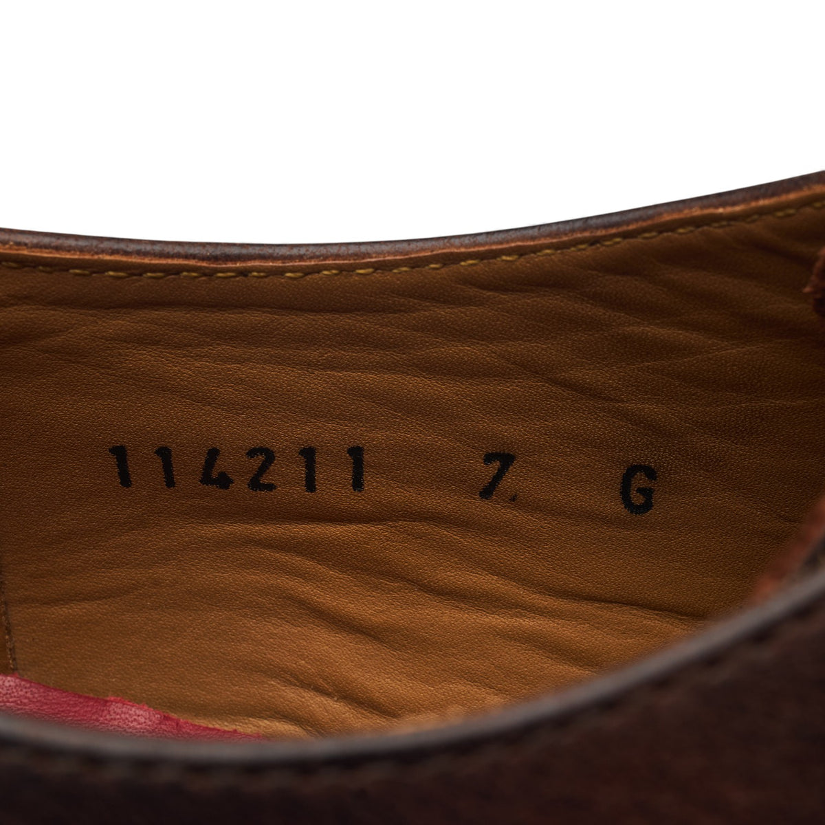 'Mac' Dark Brown Leather Split Toe Derby UK 7 G