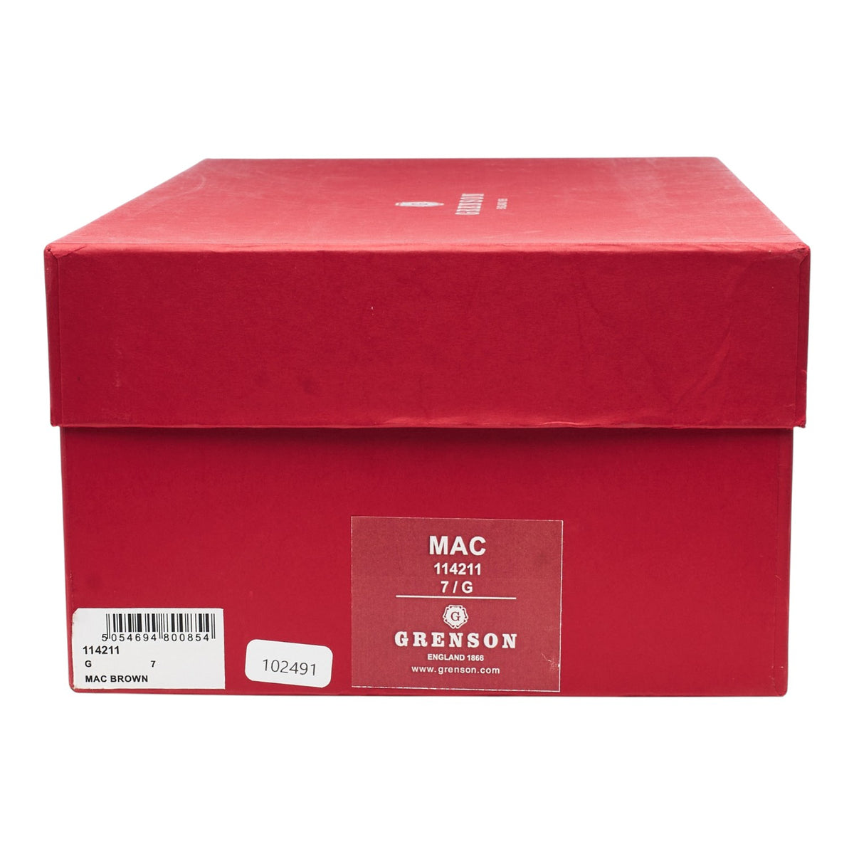 'Mac' Dark Brown Leather Split Toe Derby UK 7 G