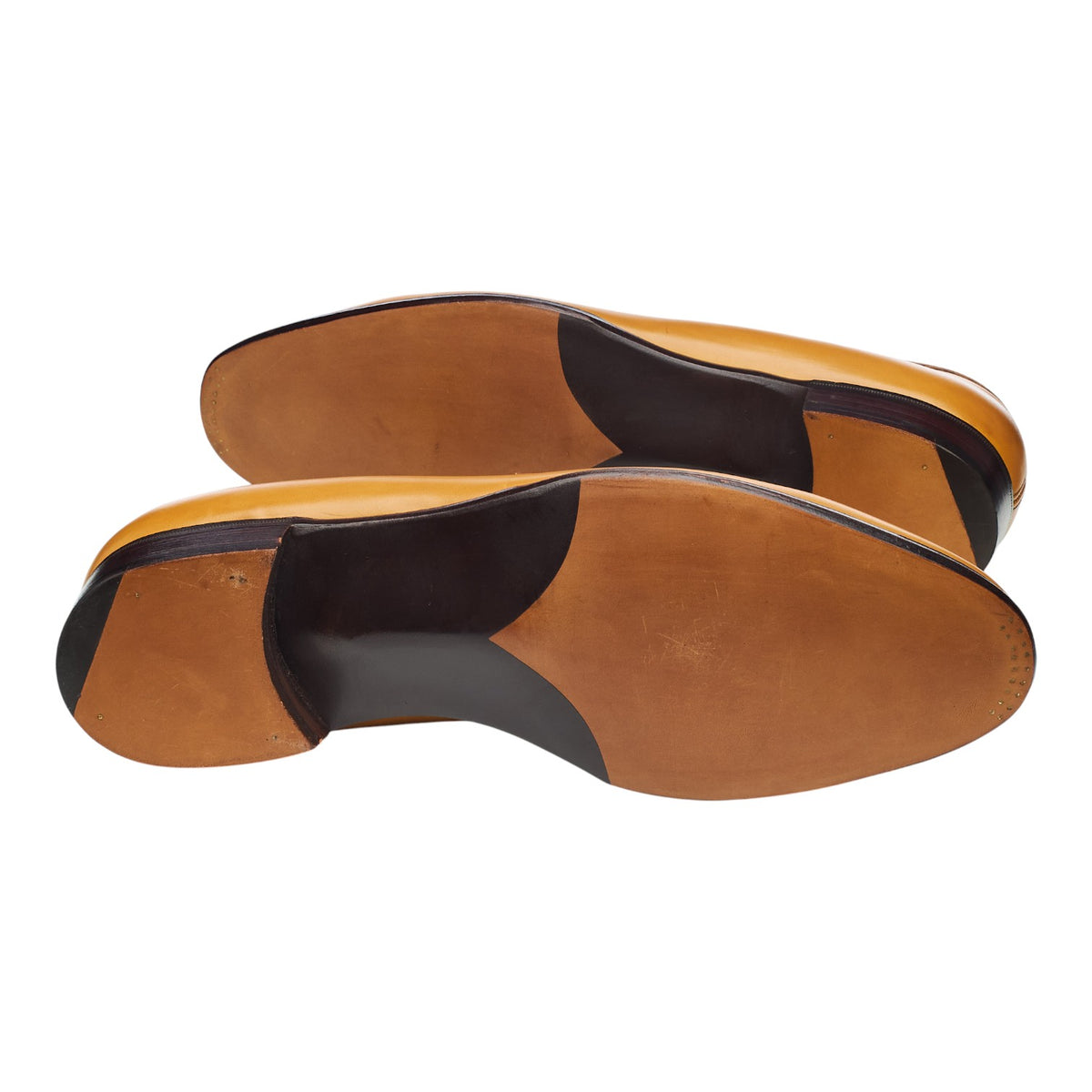 'Bradley II' Tan Brown Leather Loafers UK 9 E