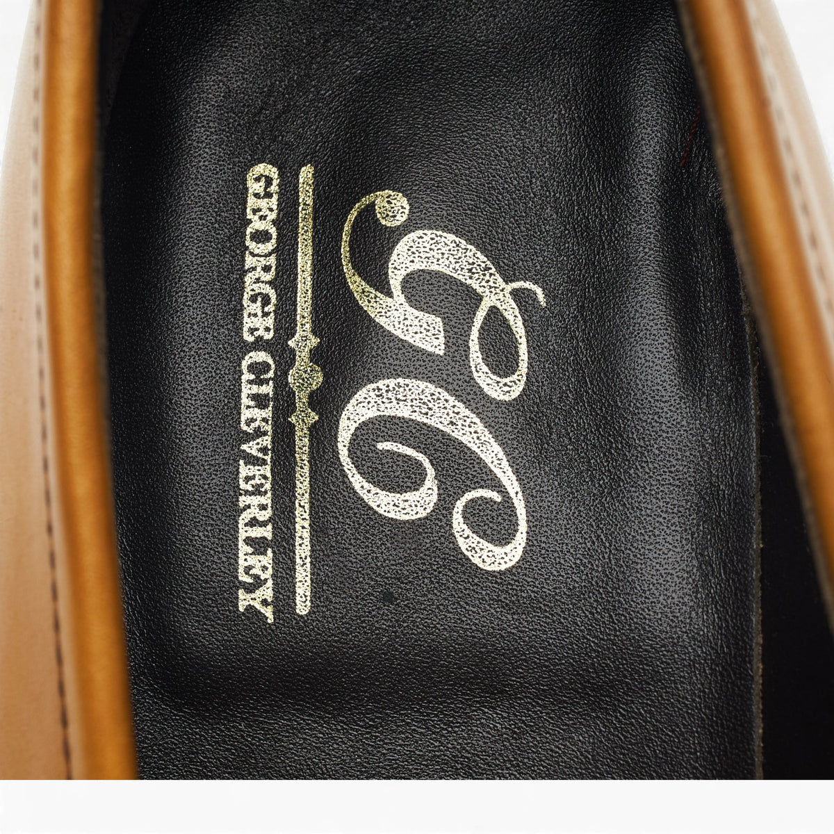 'Bradley II' Tan Brown Leather Loafers UK 9 E