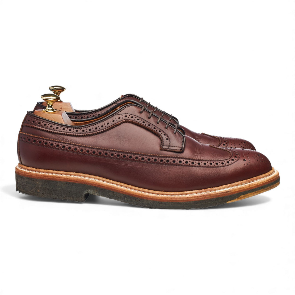 'M4504' Brown Leather Derby Brogues UK 9.5 US 10 E