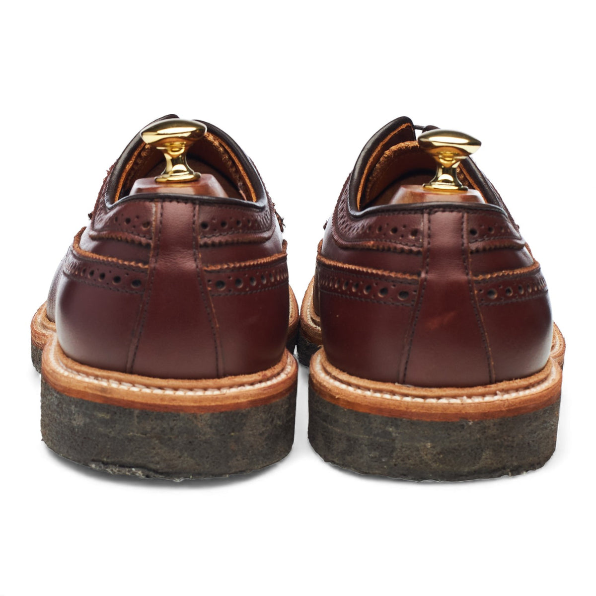'M4504' Brown Leather Derby Brogues UK 9.5 US 10 E