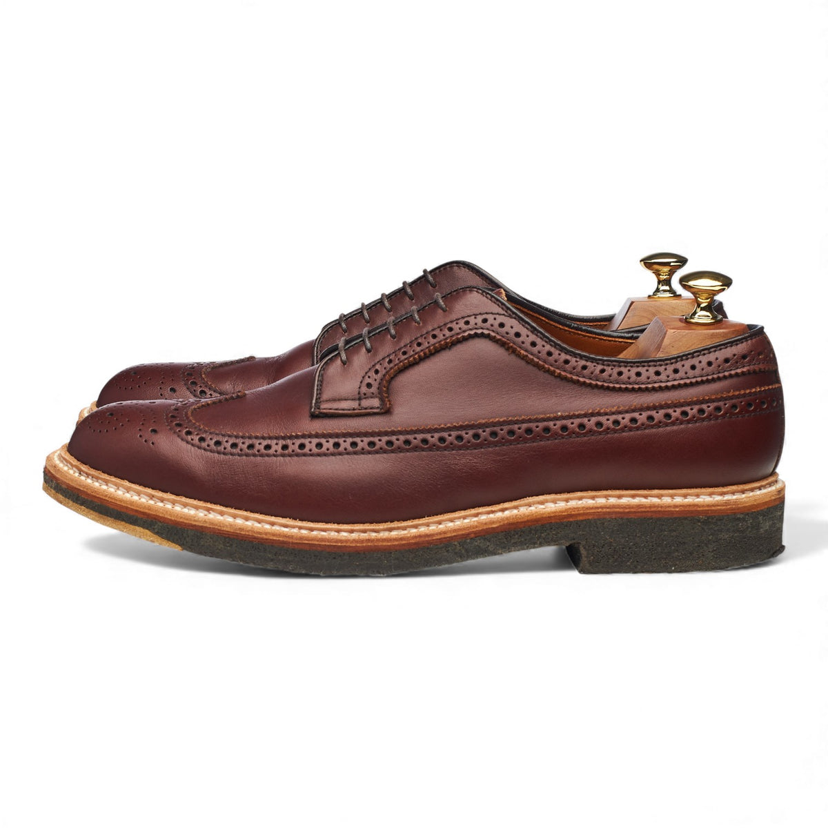 'M4504' Brown Leather Derby Brogues UK 9.5 US 10 E