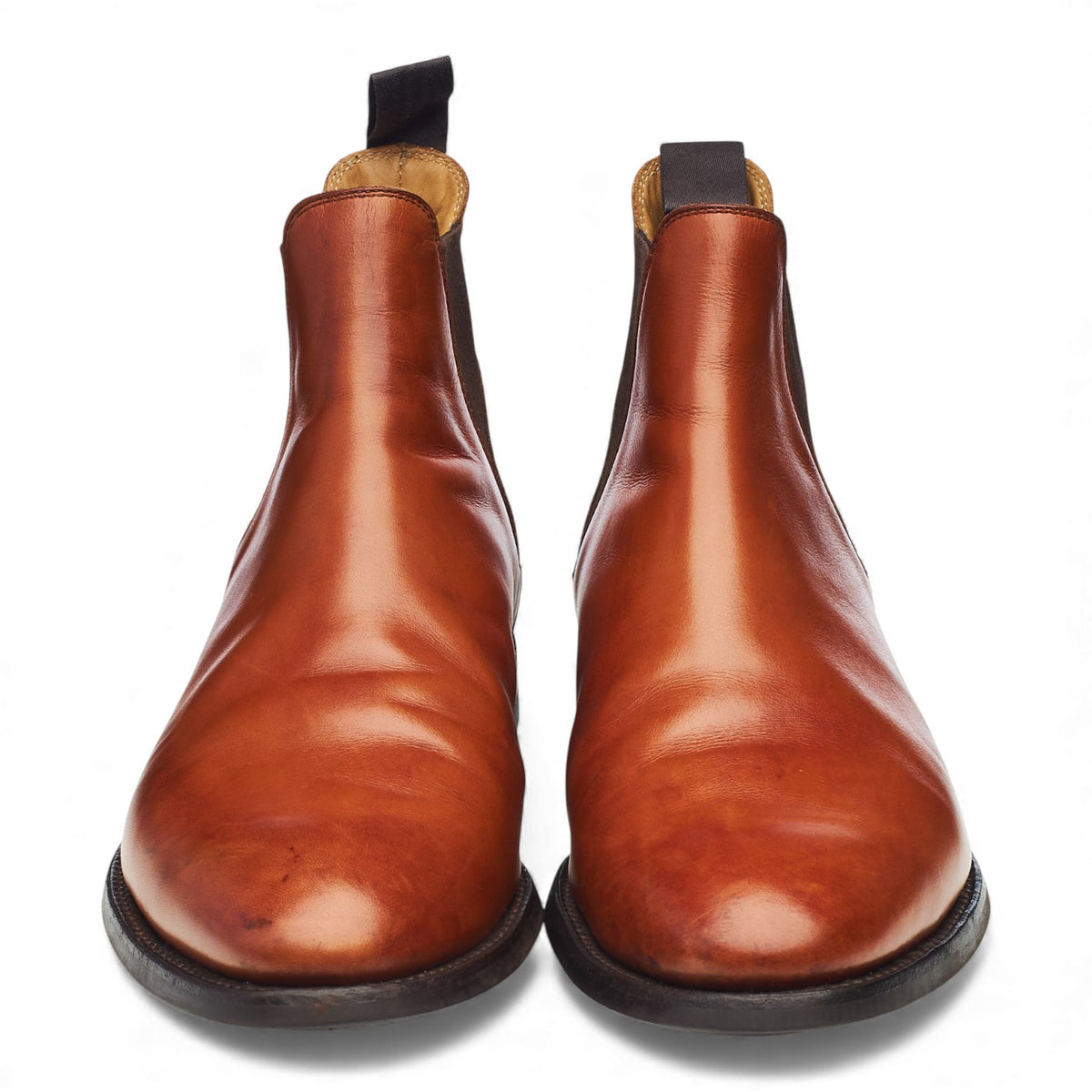 'Chelsea 8' Tan Brown Chelsea Boots UK 8.5 E