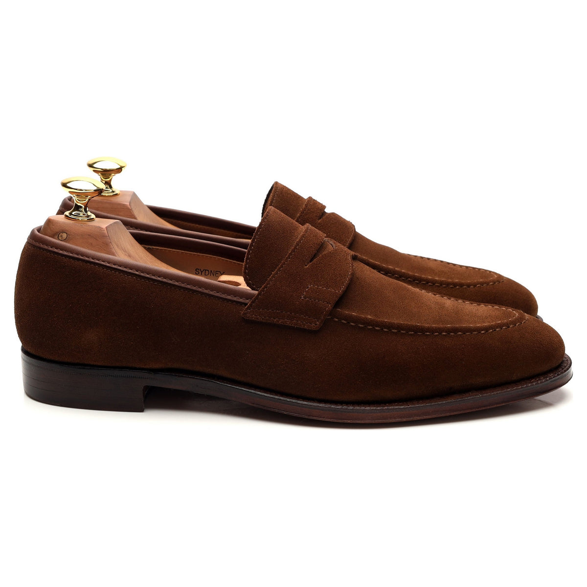 &#39;Sydney&#39; Snuff Brown Suede Loafer UK 6.5 E