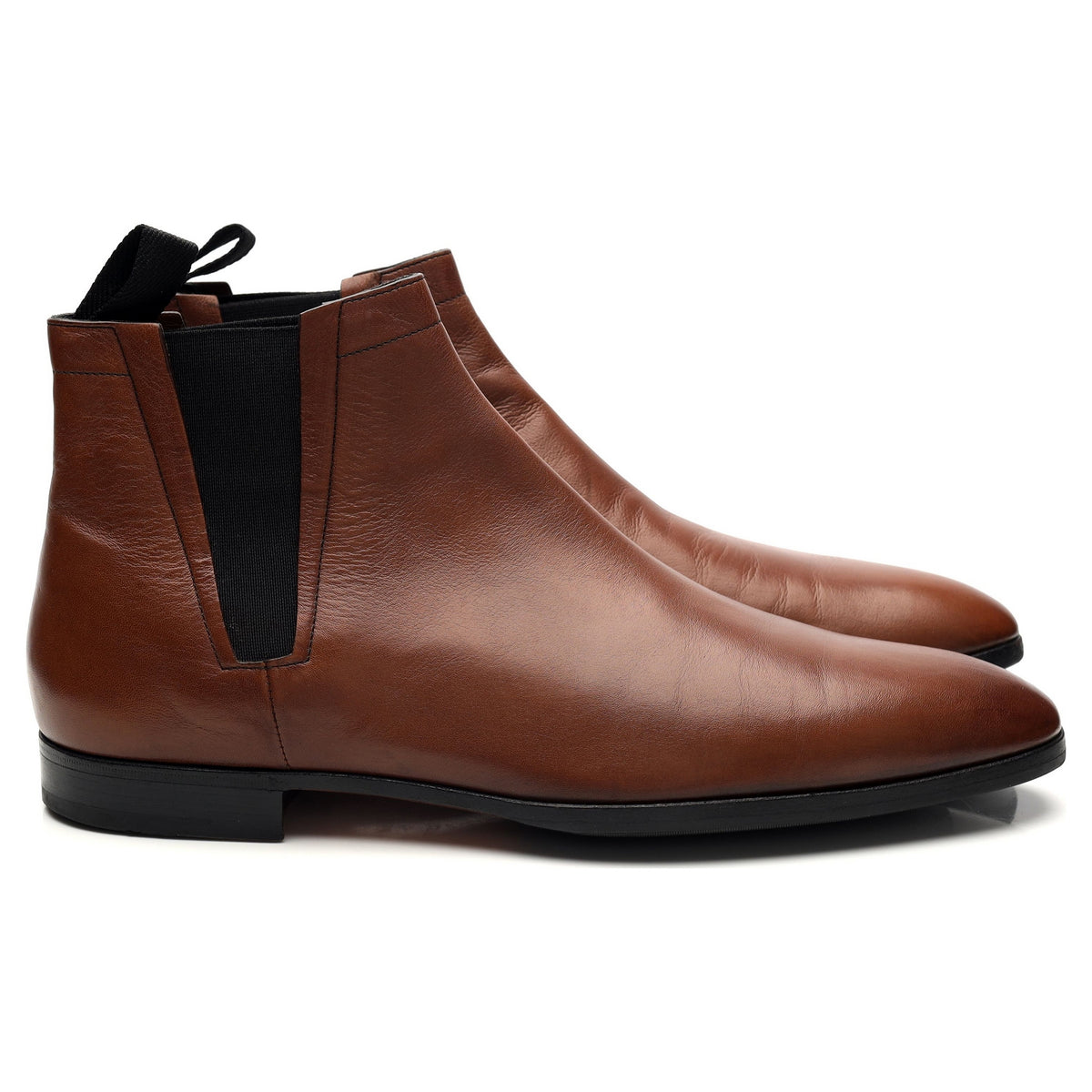 &#39;Lorenzo Rimini&#39; Brown Leather Chelsea Boots UK 9