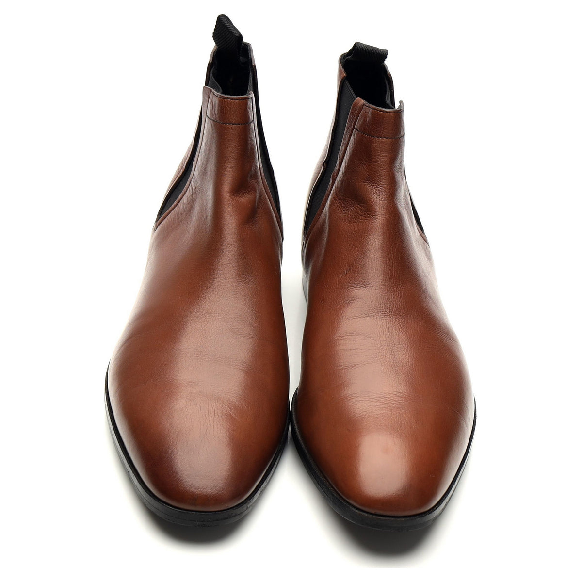 &#39;Lorenzo Rimini&#39; Brown Leather Chelsea Boots UK 9