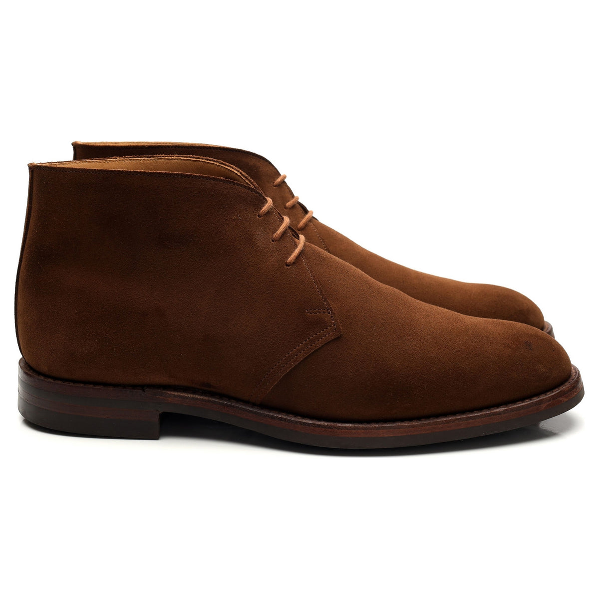 &#39;Chiltern&#39; Snuff Brown Suede Chukka Boots UK 9 E