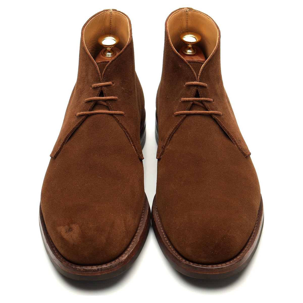 &#39;Chiltern&#39; Snuff Brown Suede Chukka Boots UK 9 E