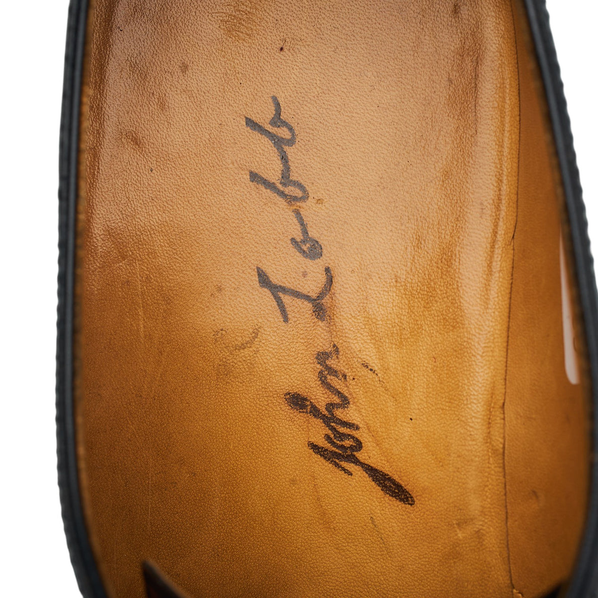 Bespoke Black Leather Oxford UK 9.5 / UK 10